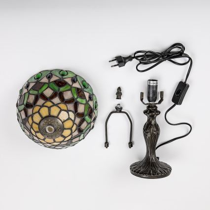 Brilagi - Tiffany-glas-in-lood tafellamp MARGARET 1xE14/40W/230V