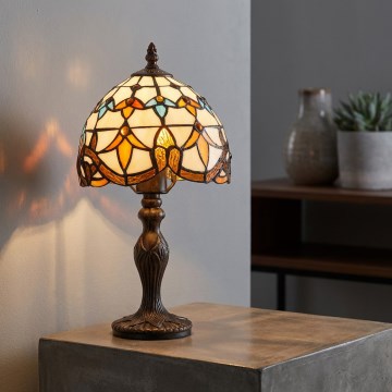 Brilagi - Tiffany glas-in-lood tafellamp MIRABELLA 1xE27/60W/230V