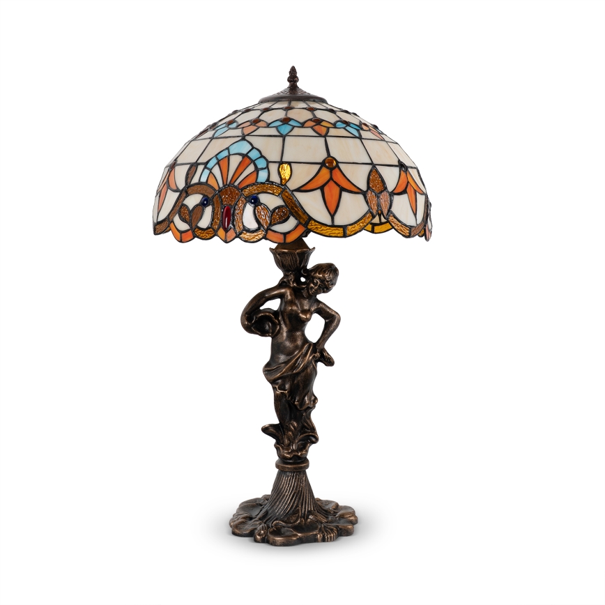 Brilagi - Tiffany glas-in-lood tafellamp MIRABELLA 1xE27/60W/230V
