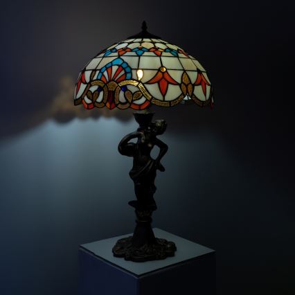 Brilagi - Tiffany glas-in-lood tafellamp MIRABELLA 1xE27/60W/230V
