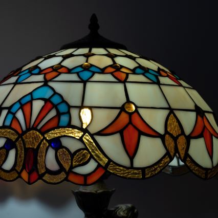 Brilagi - Tiffany glas-in-lood tafellamp MIRABELLA 1xE27/60W/230V
