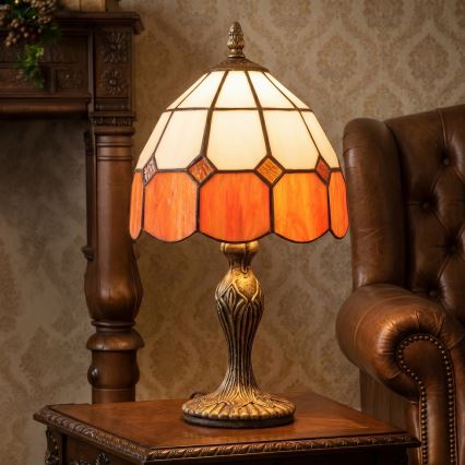 Brilagi - Tiffany glas-in-lood tafellamp SIENNA 1xE27/60W/230V