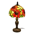 Brilagi - Tiffany glas-in-lood tafellamp SUNFLOWER 1xE27/60W/230V