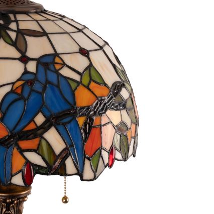 Brilagi - Tiffany glas-in-lood vloerlamp JUNGLE 2xE27/60W/230V