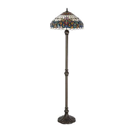 Brilagi - Tiffany glas-in-lood vloerlamp LUISA 2xE27/60W/230V