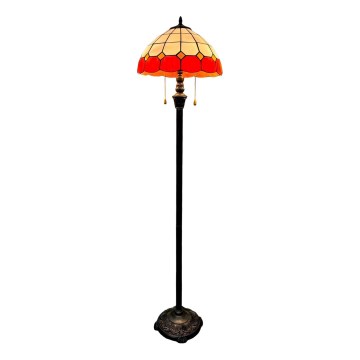 Brilagi - Tiffany glas-in-lood vloerlamp SIENNA 2xE27/60W/230V