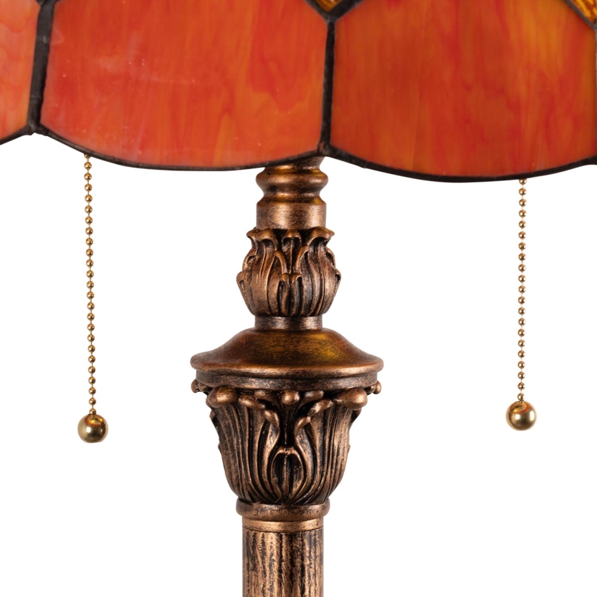 Brilagi - Tiffany glas-in-lood vloerlamp SIENNA 2xE27/60W/230V
