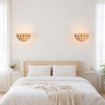 Brilagi - Tiffany glas-in-lood wandlamp DORAN 1xE14/40W/230V