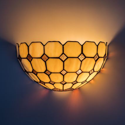 Brilagi - Tiffany glas-in-lood wandlamp DORAN 1xE14/40W/230V