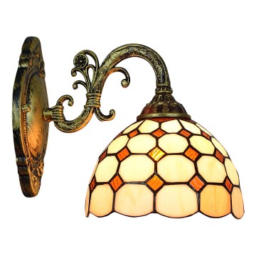 Brilagi - Tiffany glas-in-lood wandlamp DORAN 1xE27/40W/230V