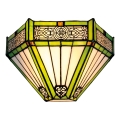 BRILAGI - Tiffany glas-in-lood wandlamp EMERALD 1xE14/40W/230V