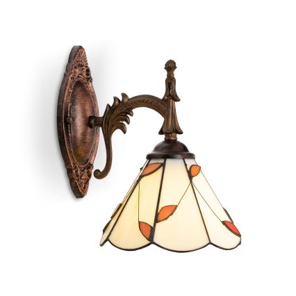 Brilagi - Tiffany glas-in-lood wandlamp FOLIA 1xE14/40W/230V