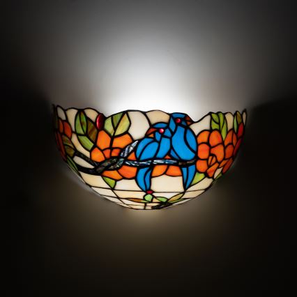 Brilagi - Tiffany glas-in-lood wandlamp JUNGLE 1xE14/40W/230V