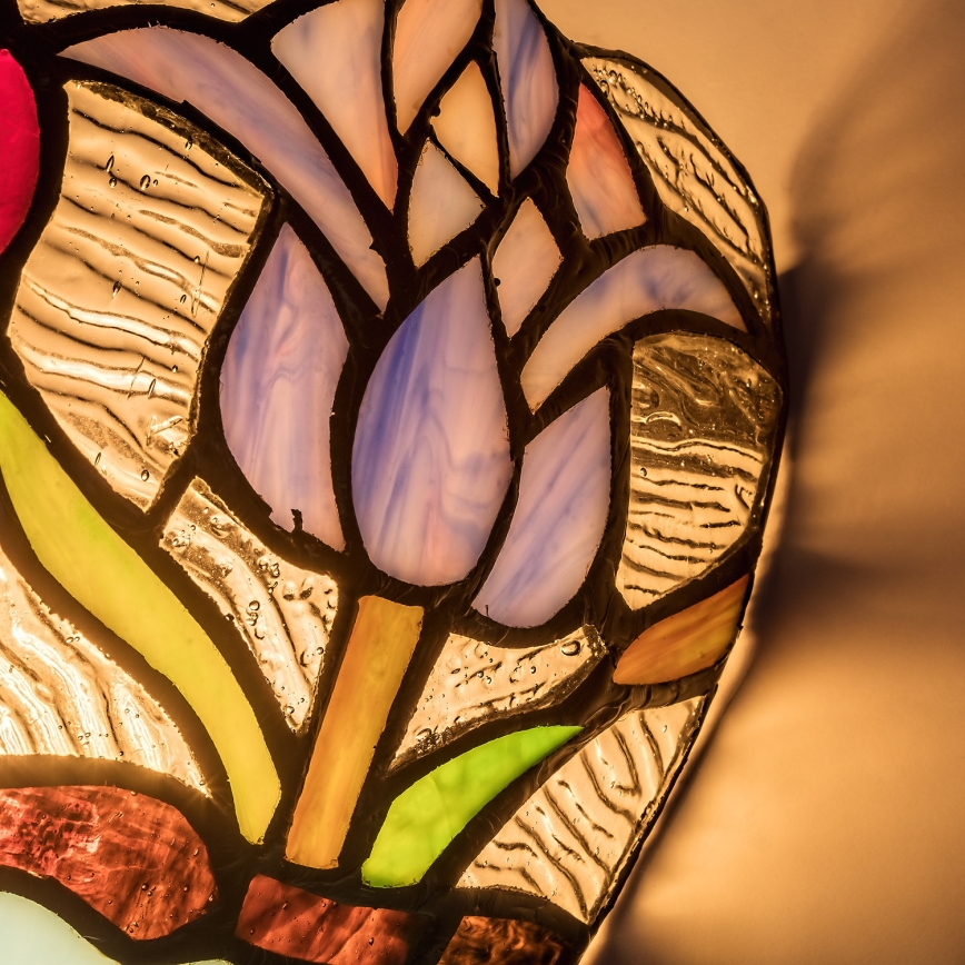 Brilagi - Tiffany glas-in-lood wandlamp LORAS 1xE14/40W/230V
