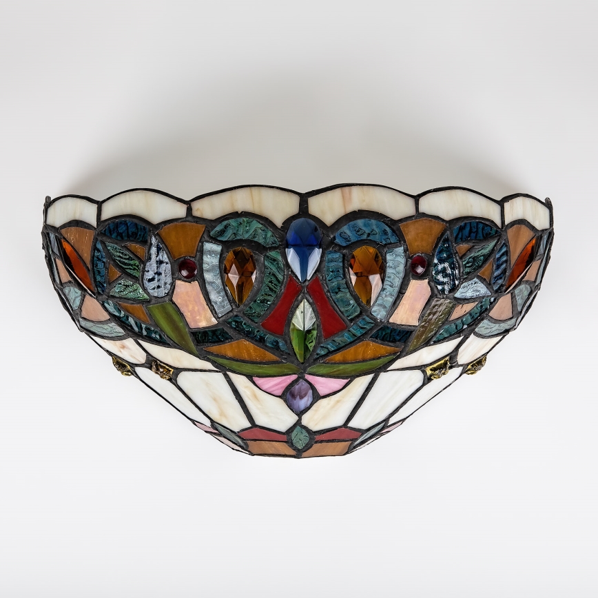 Brilagi - Tiffany-glas-in-lood wandlamp LUISA 1xE27/40W/230V