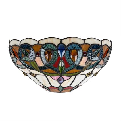 Brilagi - Tiffany-glas-in-lood wandlamp LUISA 1xE27/40W/230V