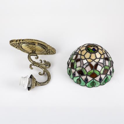 Brilagi - Tiffany glas-in-lood wandlamp MARGARET 1xE27/40W/230V