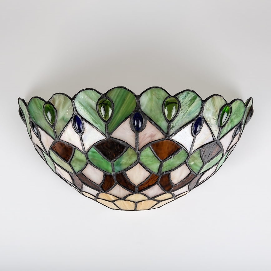 Brilagi - Tiffany glas-in-lood wandlamp MARGARET 1xE27/40W/230V
