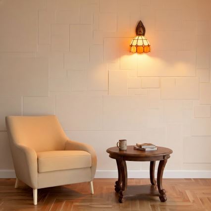 Brilagi - Tiffany glas-in-lood wandlamp SIENNA 1xE14/40W/230V