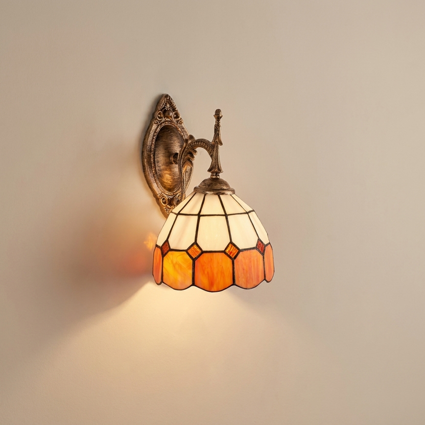 Brilagi - Tiffany glas-in-lood wandlamp SIENNA 1xE14/40W/230V