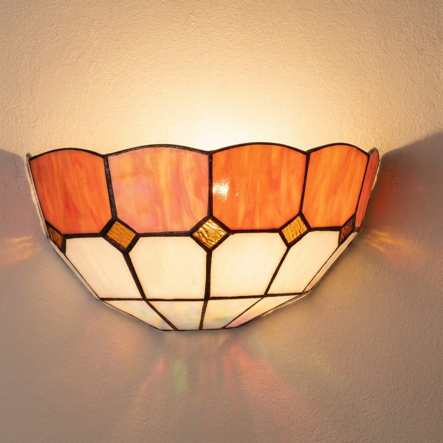 Brilagi - Tiffany glas-in-lood wandlamp SIENNA 1xE14/40W/230V