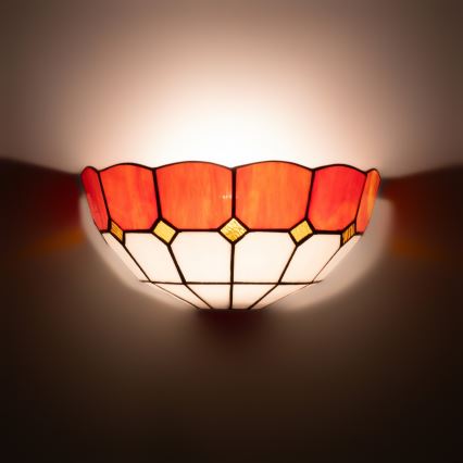 Brilagi - Tiffany glas-in-lood wandlamp SIENNA 1xE14/40W/230V