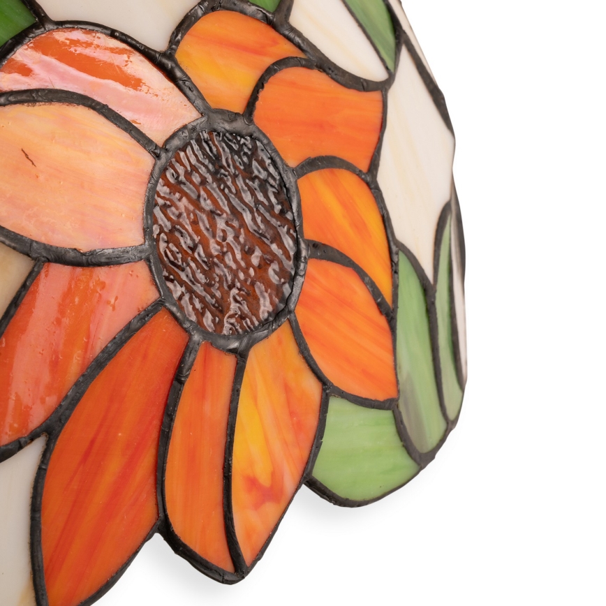 Brilagi - Tiffany-glas tafellamp SUNFLOWER 1xE27/60W/230V