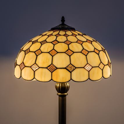 Brilagi - Tiffany-glas vloerlamp DORAN 2xE27/60W/230V