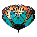 BRILAGI - Tiffany plafonnier en vitrail CORAL 2xE27/60W/230V Ø 40 cm