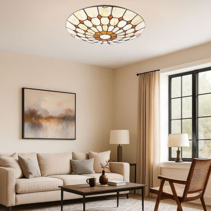 Brilagi - Tiffany-stijl plafondlamp DORAN 2xE27/60W/230V