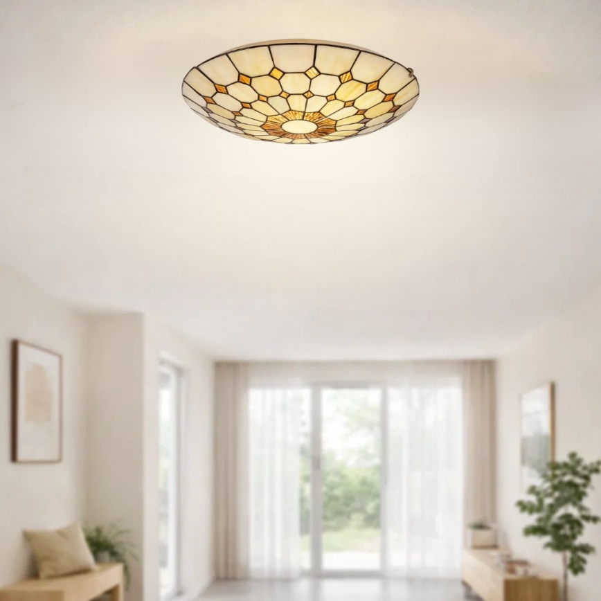 Brilagi - Tiffany-stijl plafondlamp DORAN 2xE27/60W/230V