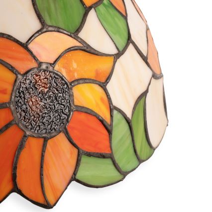 Brilagi - Tiffany-tafellamp SUNFLOWER 2xE27/60W/230V