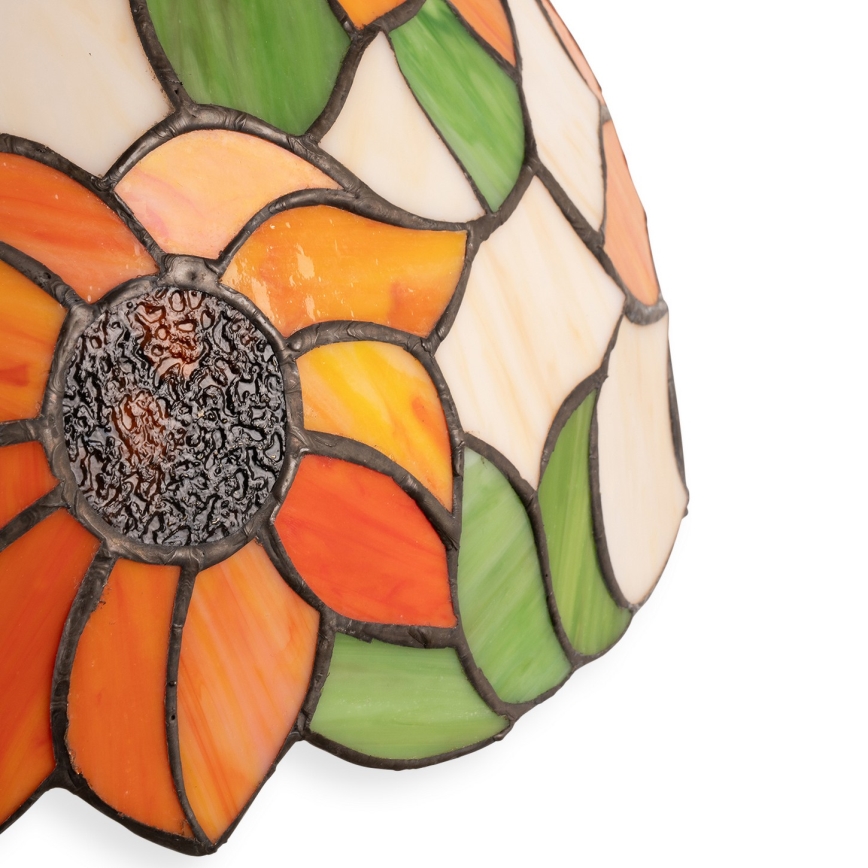 Brilagi - Tiffany-tafellamp SUNFLOWER 2xE27/60W/230V