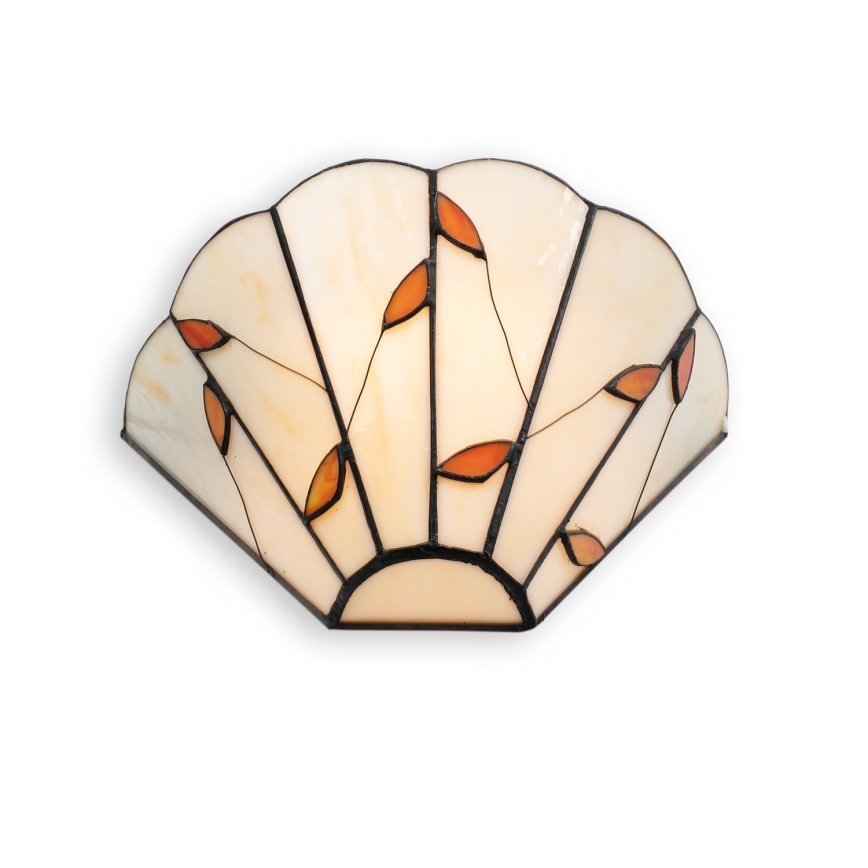 Brilagi - Tiffany-vitraal wandlamp FOLIA 1xE14/40W/230V