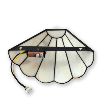 Brilagi - Tiffany-vitraal wandlamp FOLIA 1xE14/40W/230V