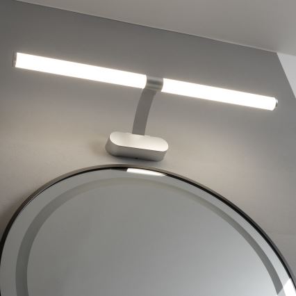 Brilagi - Éclairage LED 2 en 1 pour miroir de salle de bains TUBEO LED/8W/230V 60 cm IP44 argenté