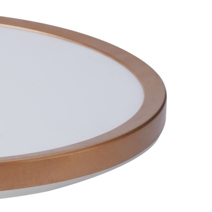 Brilagi - ULTRA SLIM LED-plafondlamp voor badkamer, 18W/230V, Ø 30 cm, roségoud, IP54