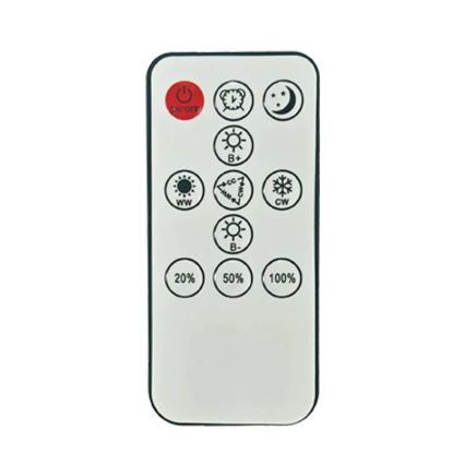 Brilagi - LED dimbare plafondlamp ULTRA SLIM LED/18W/230V 2700-6500K Ø 30 cm zwart + afstandsbediening