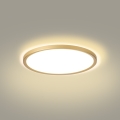 Brilagi - ULTRA SLIM LED plafondlamp voor badkamer LED/18W/230V Ø 30 cm goudkleurig IP54