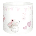 Brilagi - Universele lampenkap BOBO E27 Ø 15 cm crème/konijntjes