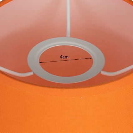 Brilagi - Universele lampenkap NUBILA E27 15,5x14 cm oranje