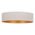 BRILAGI - Universele vervangende lampenkap VELVET Ø 30 cm crème/goud