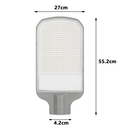 Brilagi - URBANLIGHT LED-straatlamp voor buiten LED/200W/230V grijs IP65