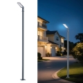 Brilagi - URBANLIGHT LED-straatlantaarn voor buiten met paal en scharnier, 3 m, LED/50W/230V, antraciet, IP65