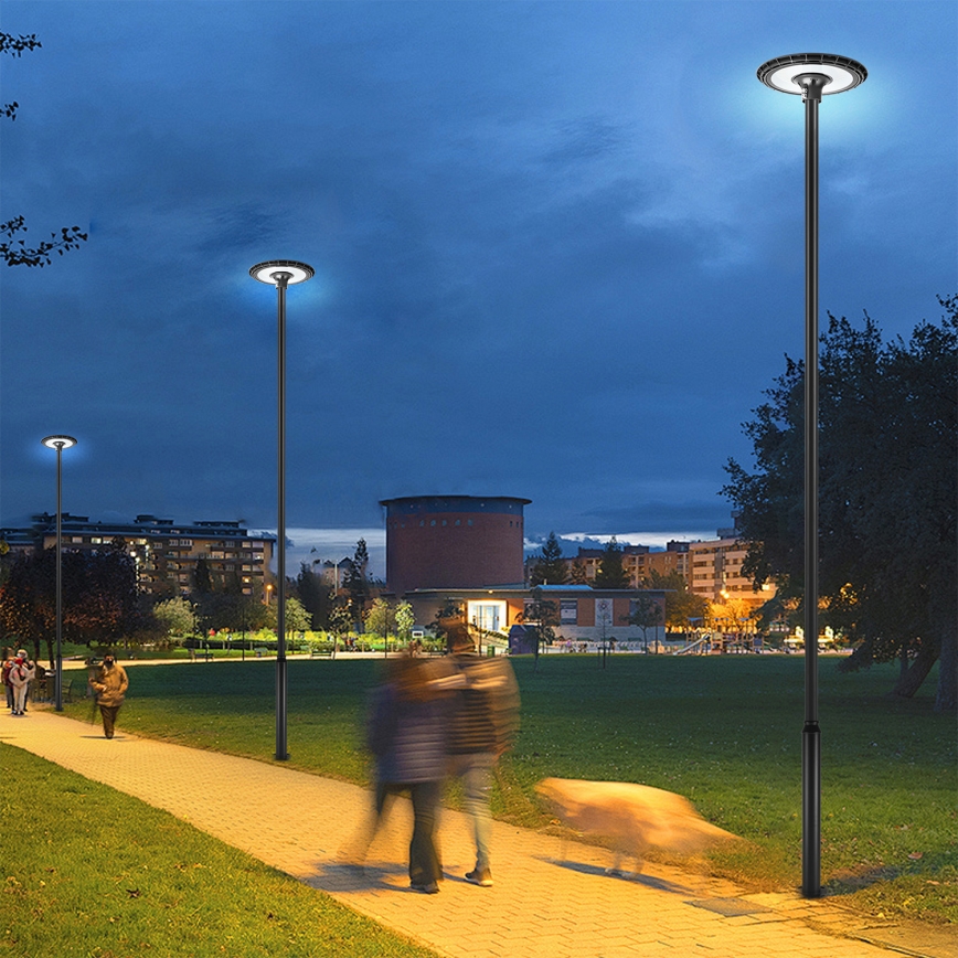 Brilagi - URBANSPARK LED straatlamp met 5 m mast LED/120W/230V zwart IP65