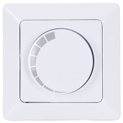 BRILAGI - Variateur rotatif avec cadre 110W/230V blanc