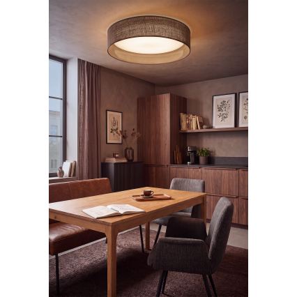 Brilagi - VELVET SIMPLE LED-plafondlamp, 24W, 230V, 3000K, Ø 45 cm, bruin