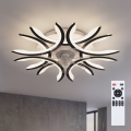 Brilagi - Ventilateur de plafond LED à intensité variable LED/70W/230V Ø 76 cm noir + télécommande