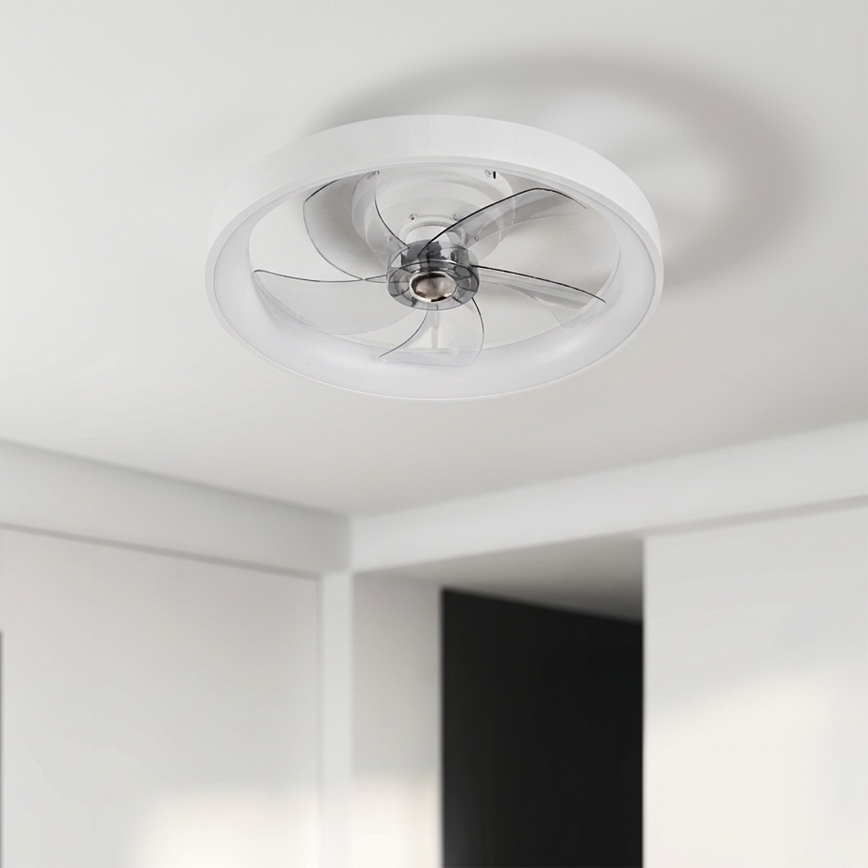 Brilagi - Ventilateur de plafond LED à intensité variable LED/34W/230V 3000-6500K Ø 50 cm blanc + télécommande