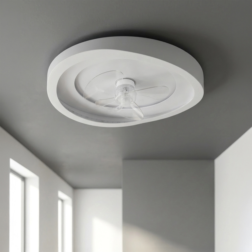 Brilagi - ventilateur de plafond LED dimmable LED/80W/230V 3000-6500K Ø 50 cm blanc + télécommande